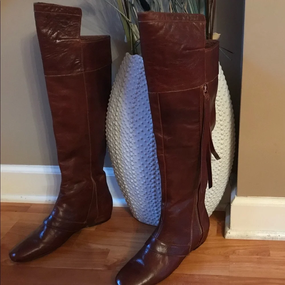 Derek Lam 20 Crosby OTK Brown Boots - Picture 2 of 5